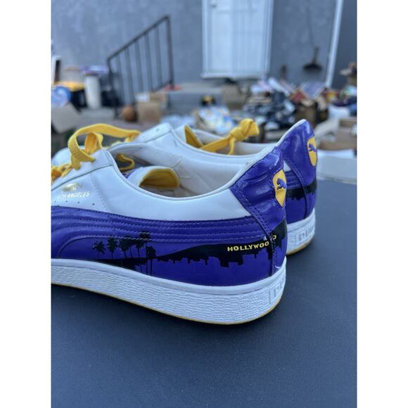 Vintage Puma Basket 1990s Championship Pack Los Angeles Rare Sz 16